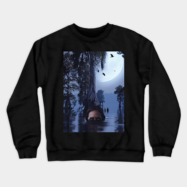 SWAMP GIRL Crewneck Sweatshirt by FIRE.LORRD